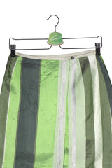 Fusta Marc Cain verde, negru, alb, gri mărime S detaliu material și croială second-hand premium