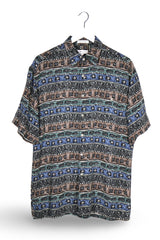 Camasa Pierre Cardin multicolor mărime M vedere din față second-hand premium