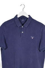 Tricou GANT bleumarin mărime M detaliu material și croială second-hand premium