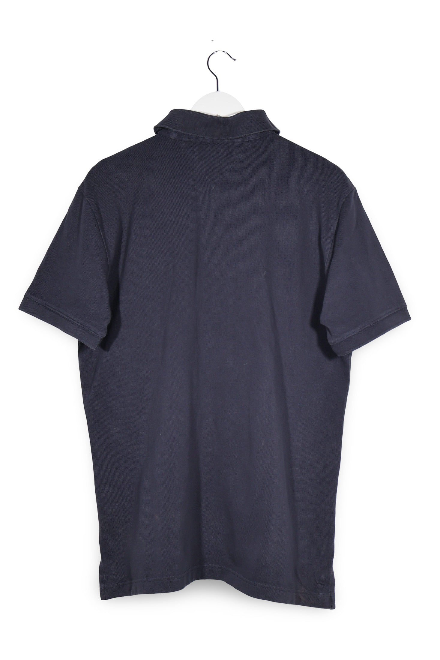 Tricou Tommy Hilfiger bleumarin, alb mărime XXL vedere din spate second-hand premium