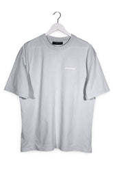 Tricou PEGADOR gri deschis mărime M vedere din față second-hand premium