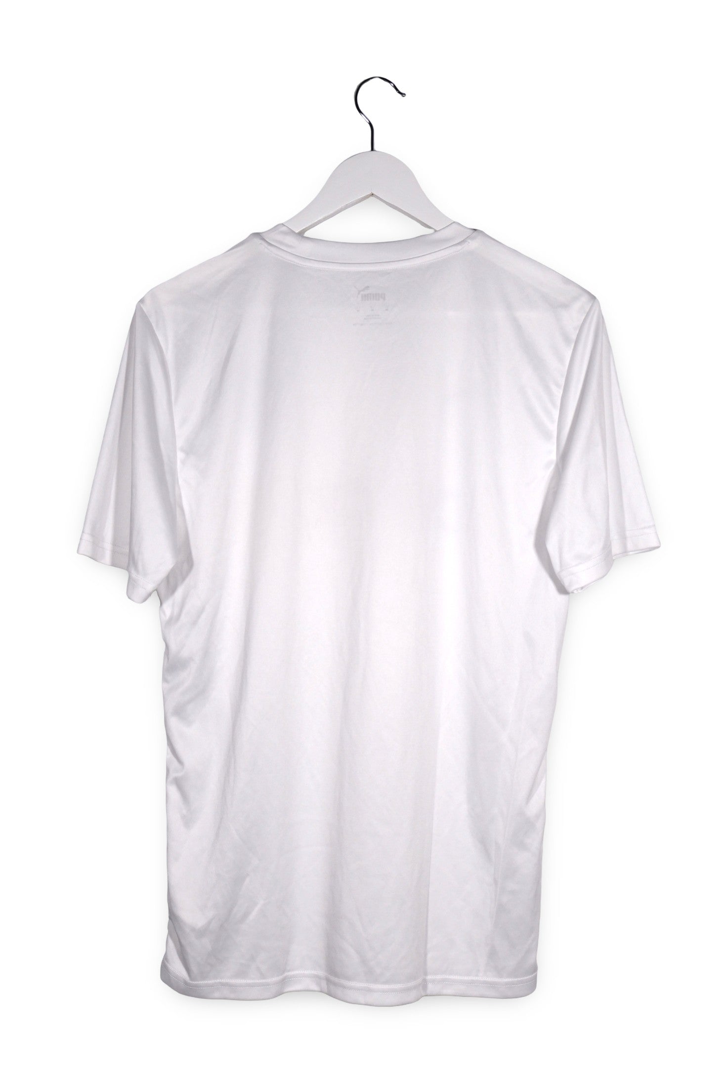 Tricou PUMA alb mărime M vedere din spate second-hand premium
