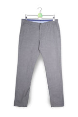 Pantaloni Massimo Dutti gri mărime M vedere din față second-hand premium