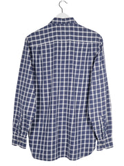 Camasa Tommy Hilfiger bleumarin, alb, verde mărime S vedere din spate second-hand premium