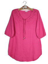 Camasa Street One fucsia mărime M vedere din față second-hand premium