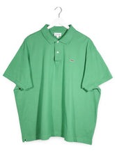 Tricou Lacoste verde mărime 4XL+ vedere din față second-hand premium
