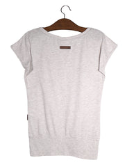 Tricou Naketano gri deschis melanj mărime XL vedere din spate second-hand premium