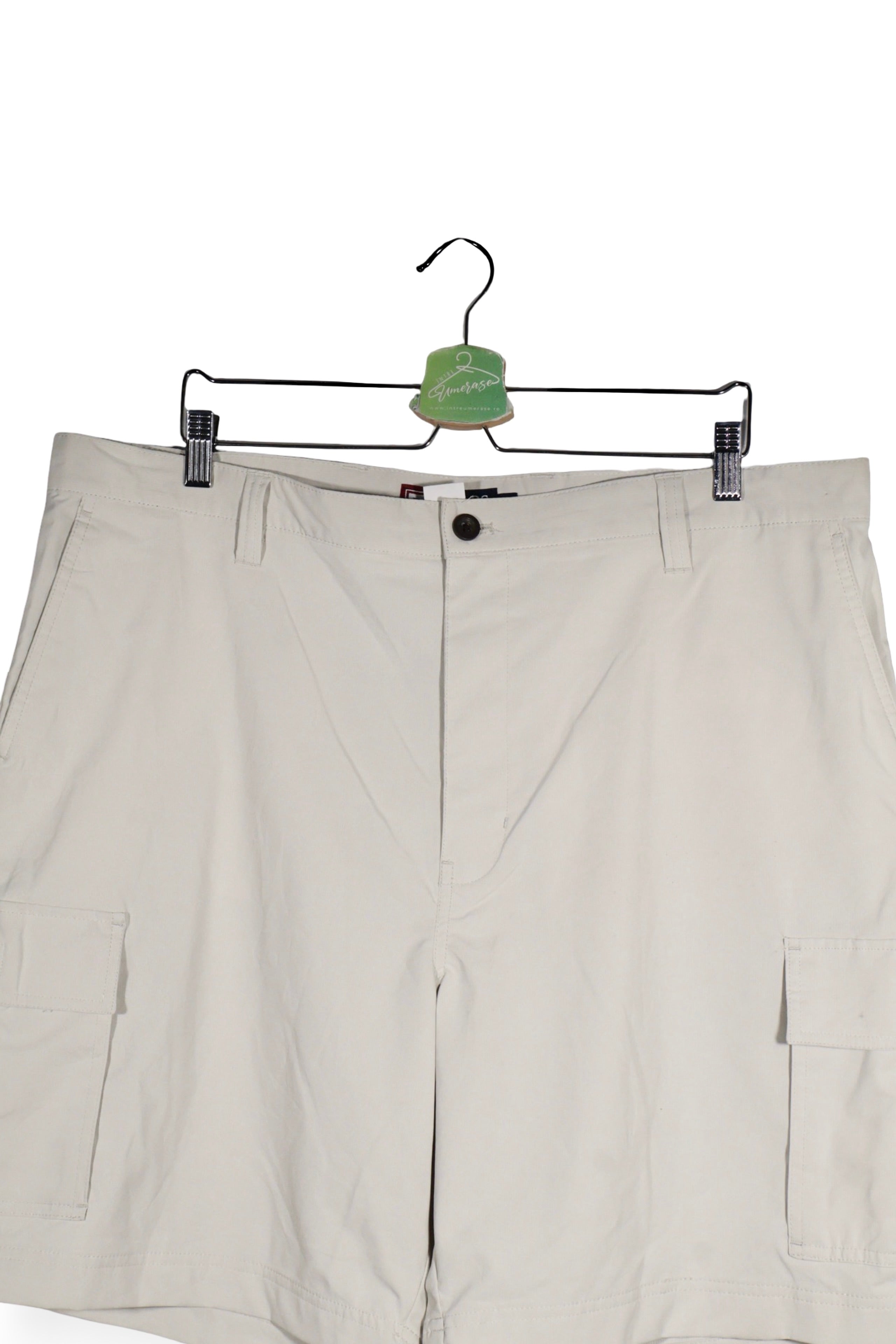 Pantaloni scurți - RALPH LAUREN cargo bej deschis din material tehnic – XXL – Bărbați - detaliu