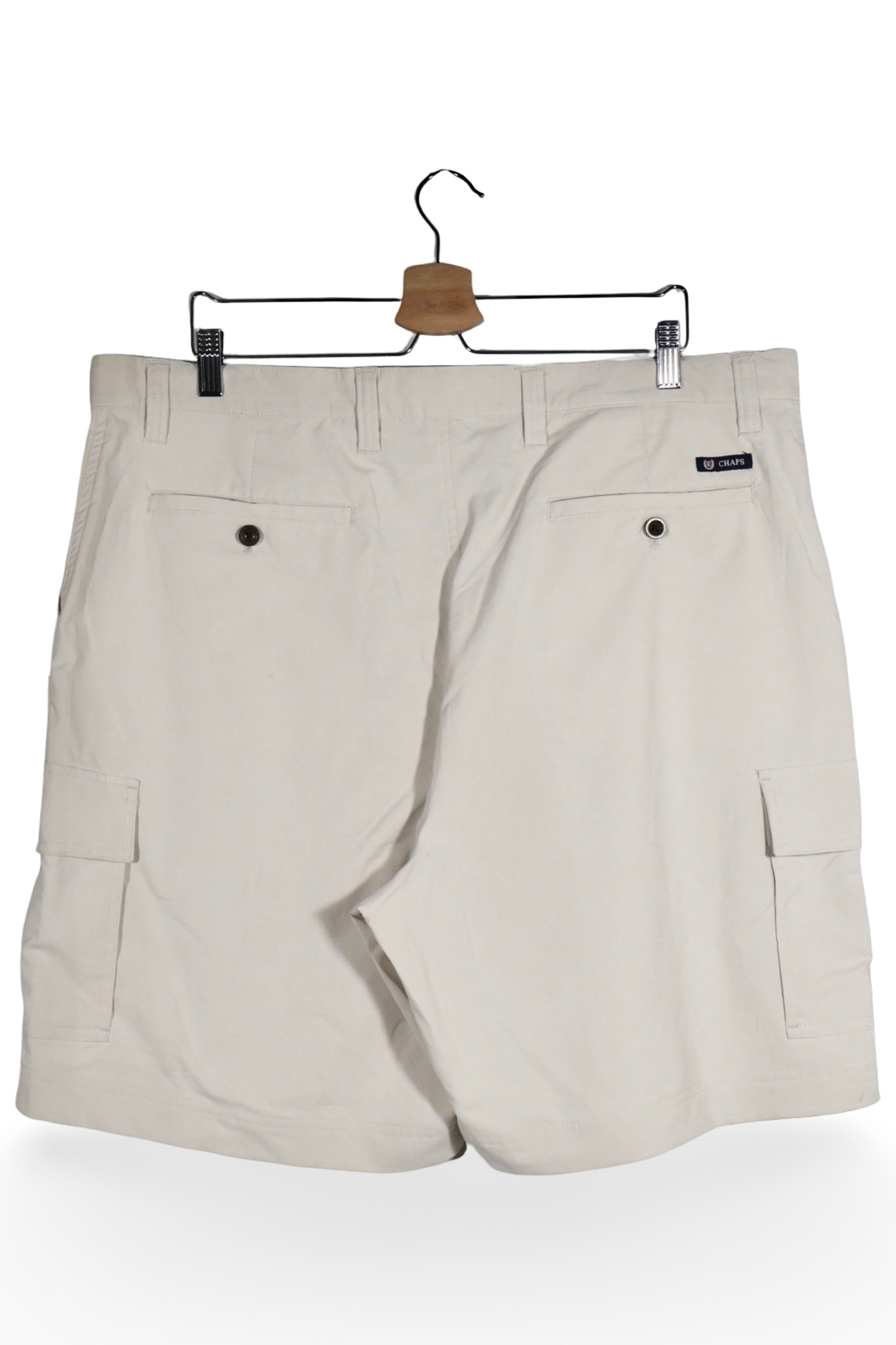 Pantaloni scurți - RALPH LAUREN cargo bej deschis din material tehnic – XXL – Bărbați - spate