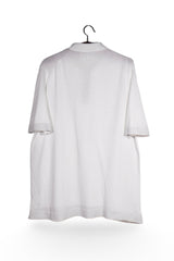 Tricou - Premium alb polo din bumbac – XL – Bărbați - spate
