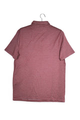 Tricou - CHARLES TYRWHITT visiniu cu imprimeu micro-patrat din bumbac – M – Bărbați - spate