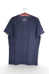 Tricou - Camp David bleumarin din bumbac cu imprimeu marin – XL – Bărbați - spate