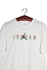 Tricou - Jordan alb cu logo grafic colorat – M – Bărbați - detaliu