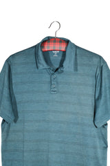 Tricou - Old Navy albastru petrol cu textură discretă – L – Bărbați - detaliu