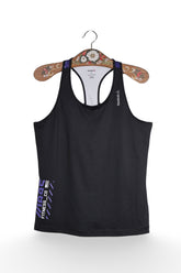 Maiou - Reebok negru sport din material elastic – L – Femei - fata