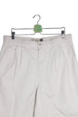Pantaloni scurți - GAP chino alb murdar din bumbac – L – Bărbați - detaliu
