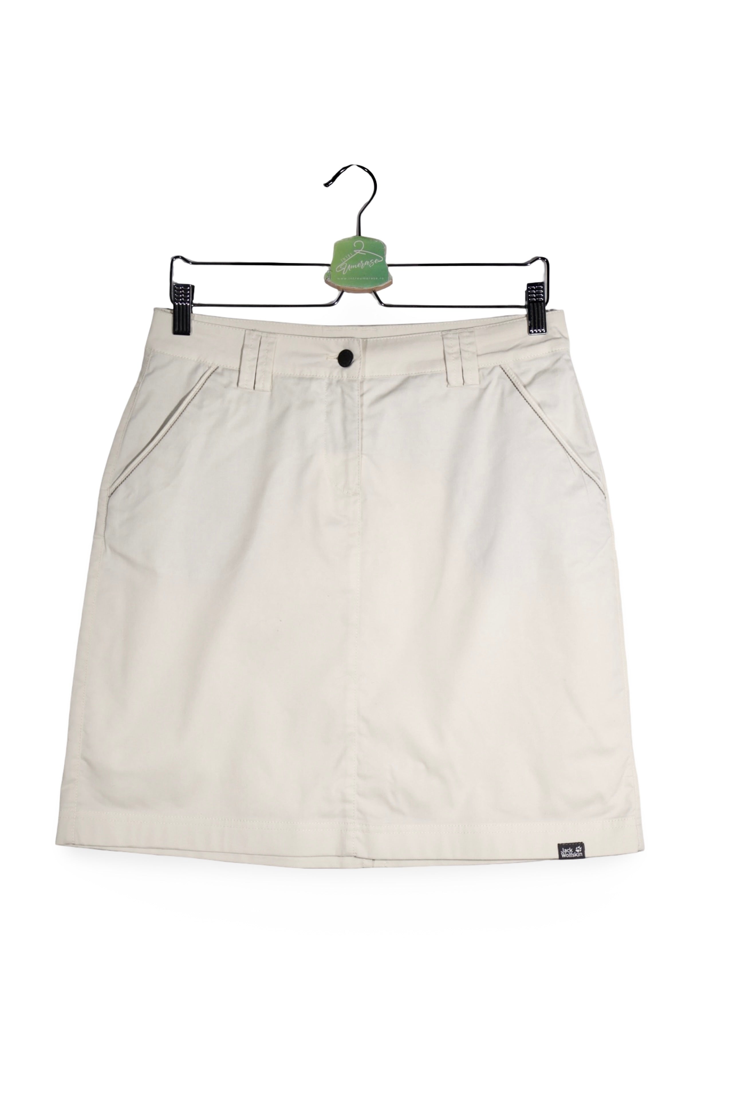 Fustă - Jack Wolfskin fusta in A alb ivoire din material tehnic – S – Femei - fata