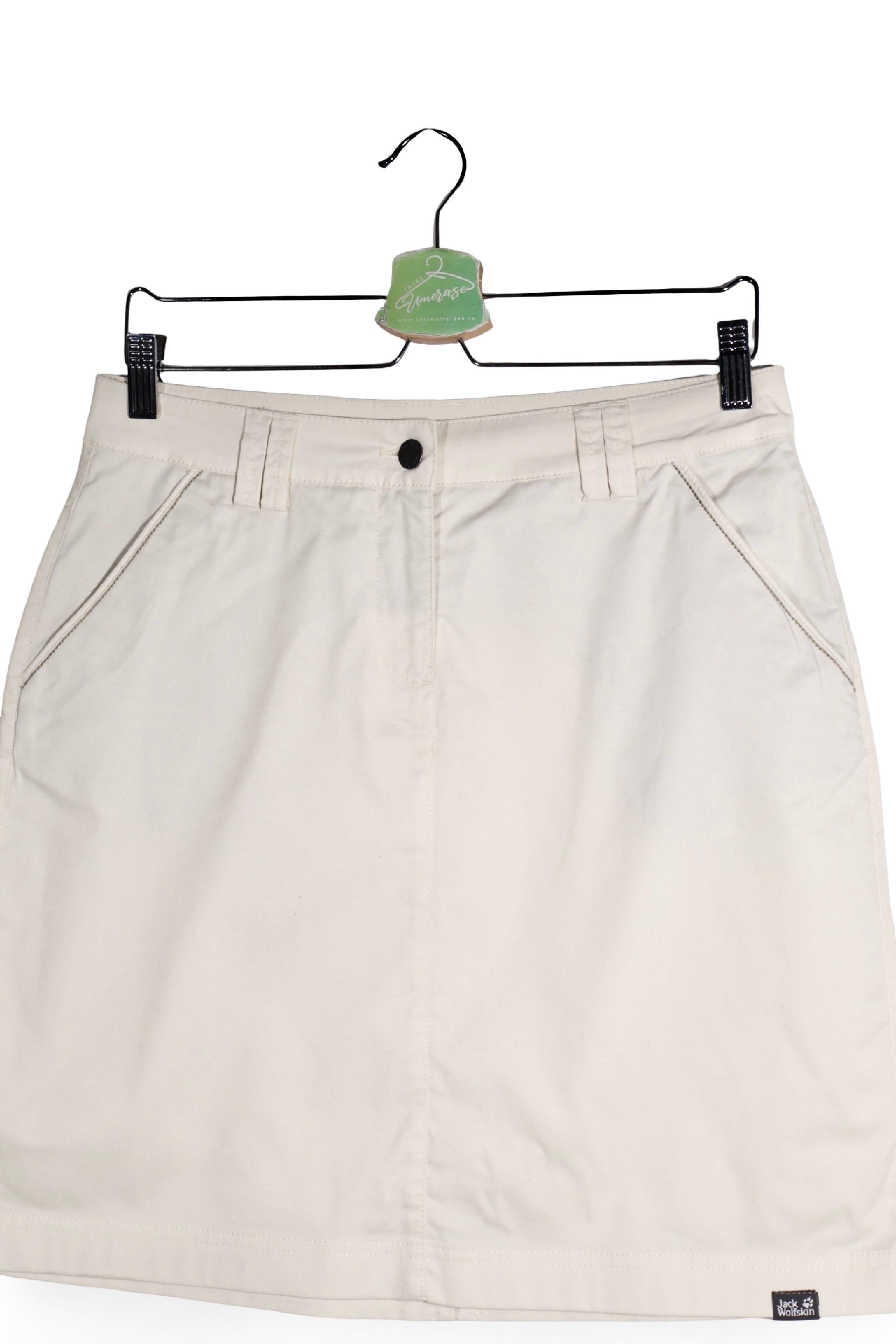 Fustă - Jack Wolfskin fusta in A alb ivoire din material tehnic – S – Femei - detaliu