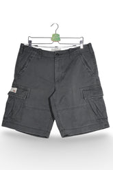 Pantaloni scurți - RALPH LAUREN cargo gri antracit din bumbac – L – Bărbați - fata