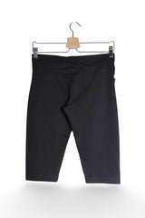 Colanti scurti - adidas capri negru din material elastic – M – Femei - fata