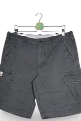 Pantaloni scurți - RALPH LAUREN cargo gri antracit din bumbac – L – Bărbați - detaliu