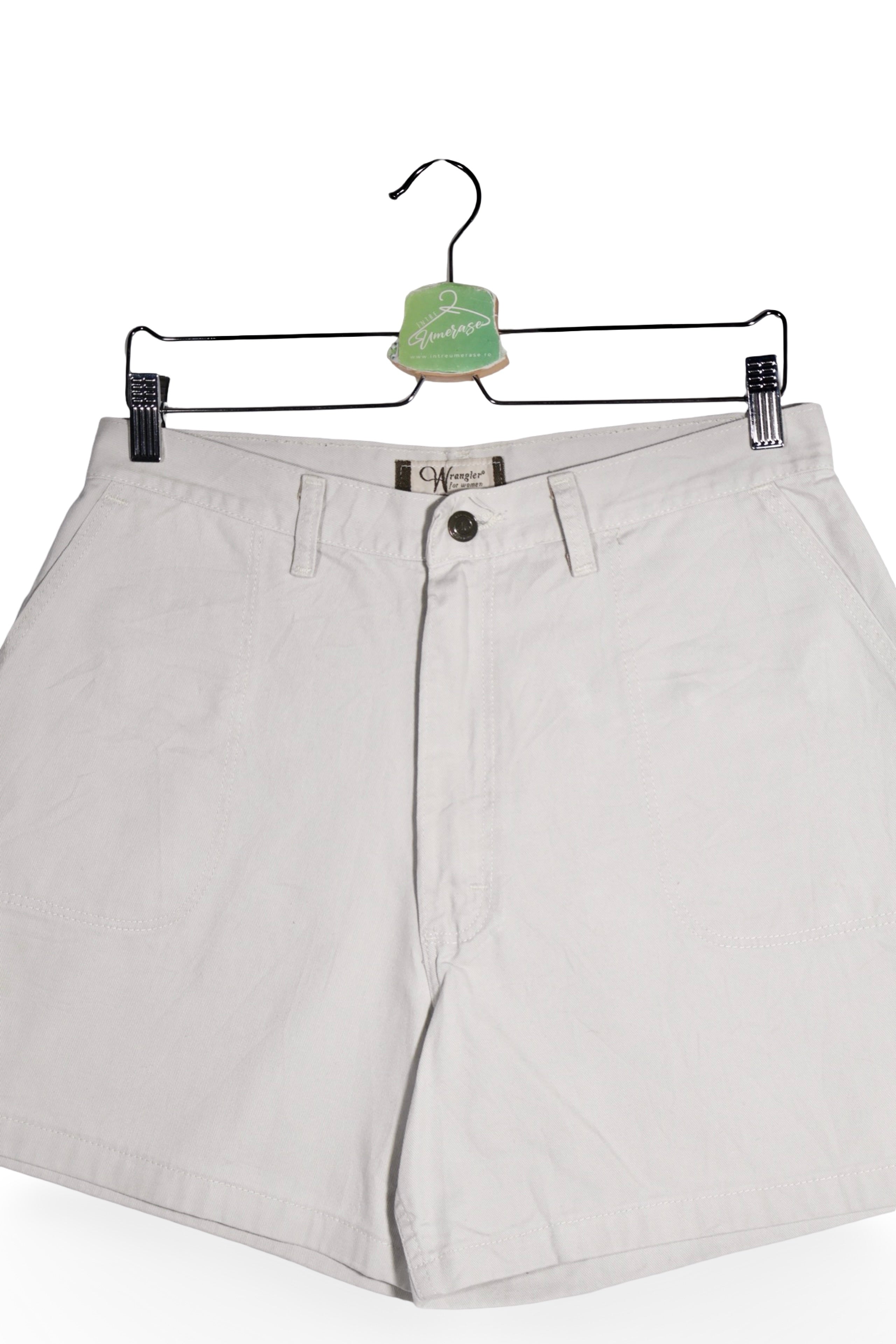 Pantaloni scurți - Wrangler chino bej deschis din bumbac – M – Femei - detaliu