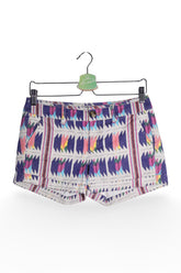 Pantaloni scurți - American Eagle scurti cu imprimeu geometric multicolor – S – Femei - fata