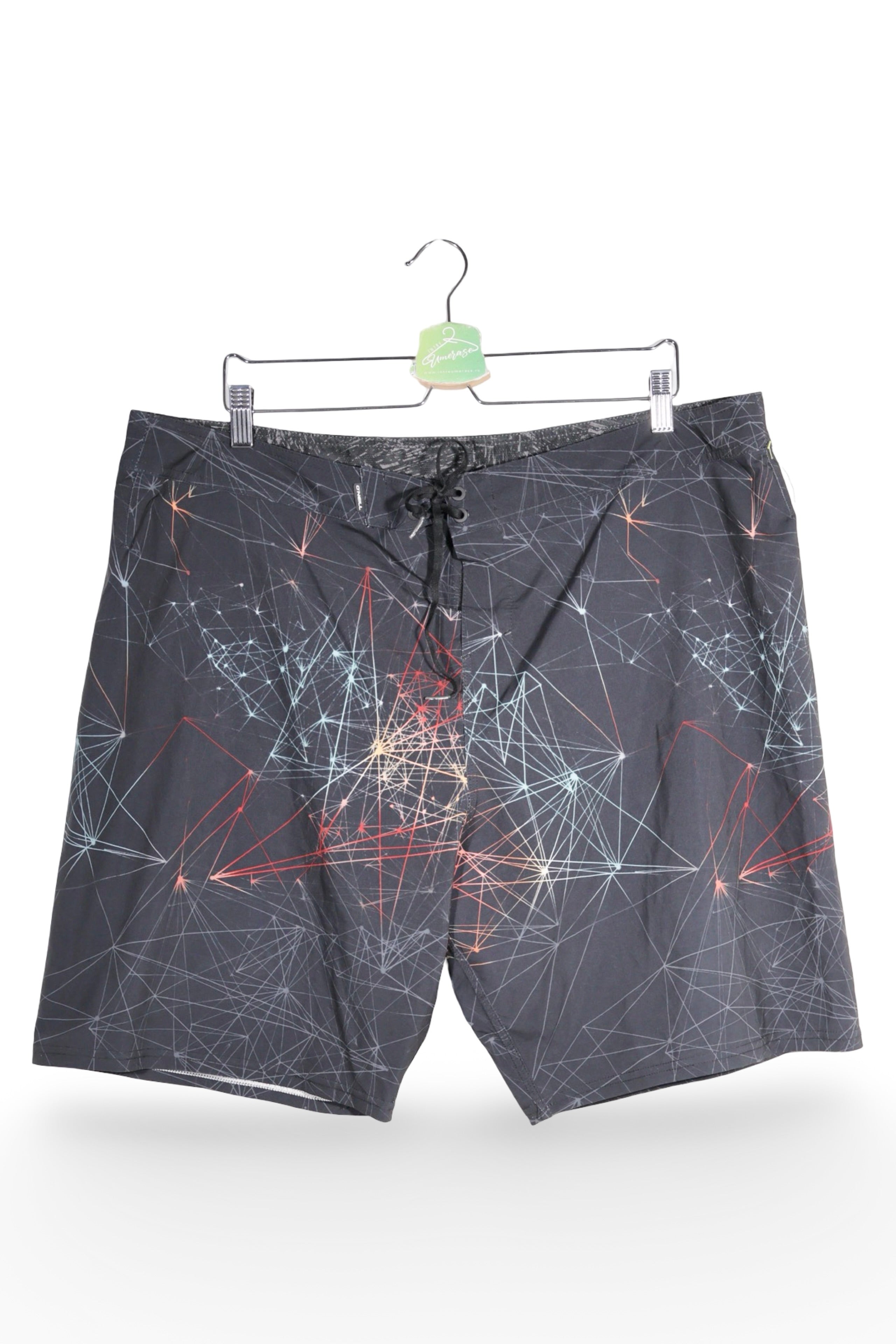 Pantaloni scurți - O'Neill boardshorts negri cu imprimeu geometric – 3XL – Bărbați - fata