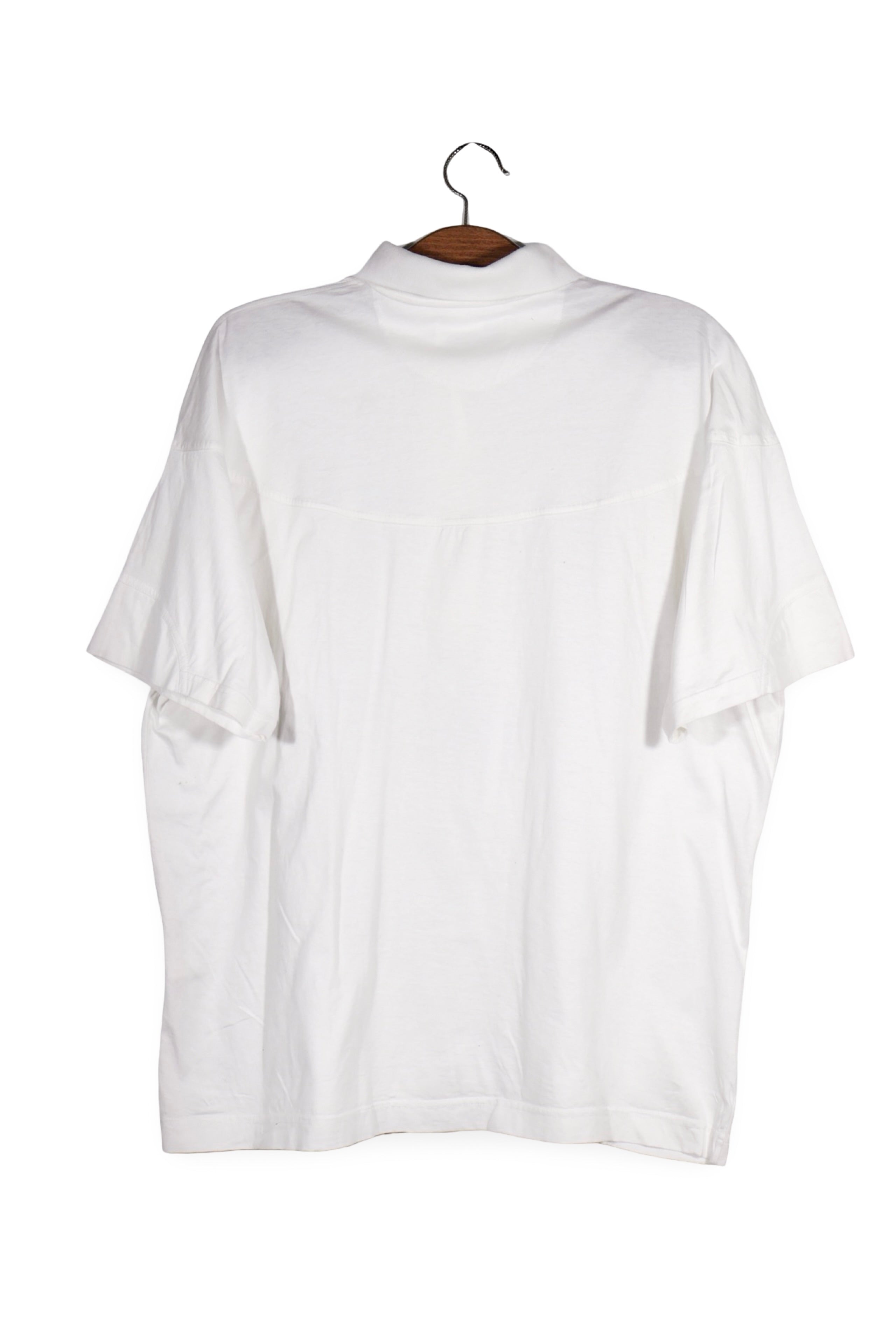 Tricou - Ellesse alb cu print floral pastel – XL – Femei - spate