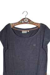 Tricou - Naketano gri antracit din jerseu – XL – Femei - detaliu