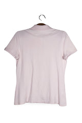 Tricou - LACOSTE roz pal slim fit din bumbac – L – Femei - spate