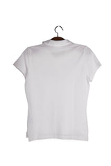 Tricou - Ralph Lauren polo alb Slim Fit din bumbac – M – Femei - spate