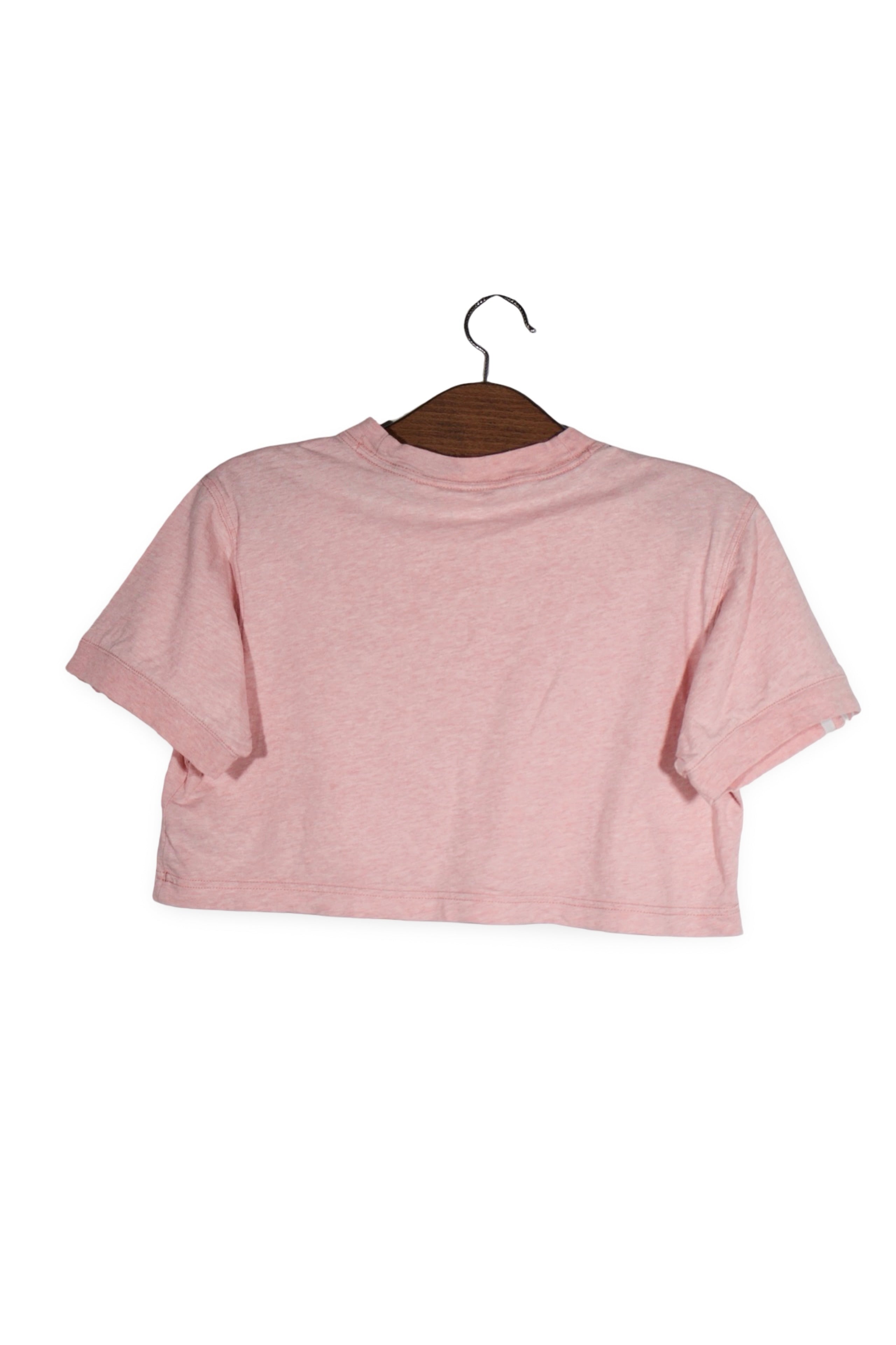 Top - adidas roz pudrat cu logo brodat – S – Femei - spate