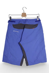 Pantaloni scurți - Vaude albastru electric din material tehnic – XS – Bărbați - spate