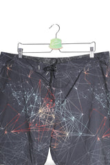 Pantaloni scurți - O'Neill boardshorts negri cu imprimeu geometric – 3XL – Bărbați - detaliu