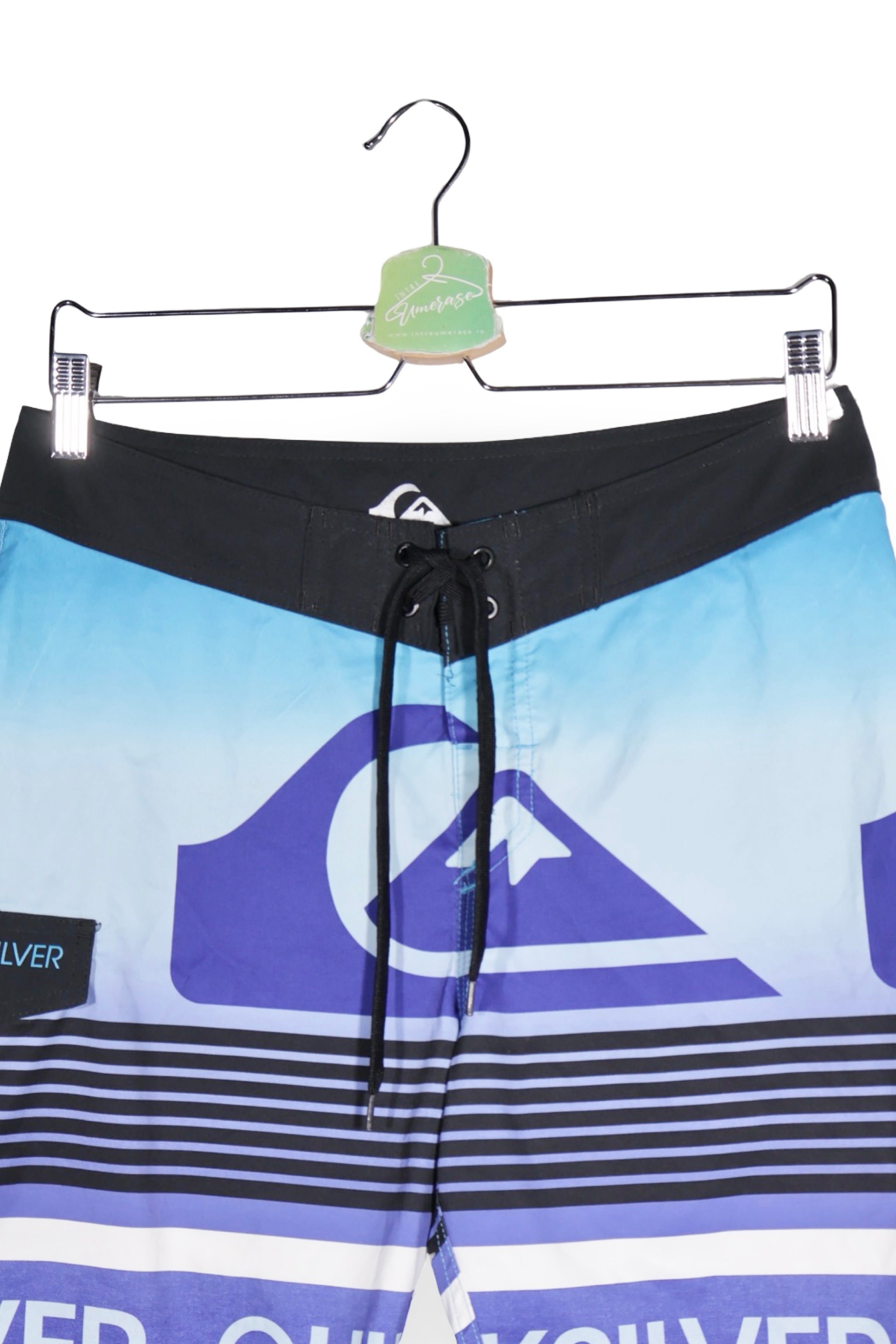 Pantaloni scurți - Quiksilver boardshorts grafice bleu-violet – S – Bărbați - detaliu