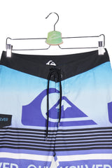 Pantaloni scurți - Quiksilver boardshorts grafice bleu-violet – S – Bărbați - detaliu