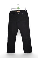 Pantaloni - Mustang chino negru din bumbac elastic – M – Bărbați - fata