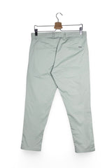 Pantaloni - Lui Jo chino verde-salvie din bumbac – M – Bărbați