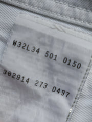 Blugi Levi's 501 - marimea M/L W32/L34 - Femei