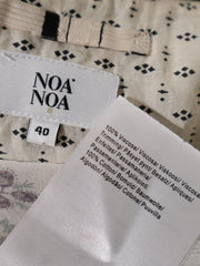 Cămașă Noa Noa cu imprimeu floral delicat – L – Femei