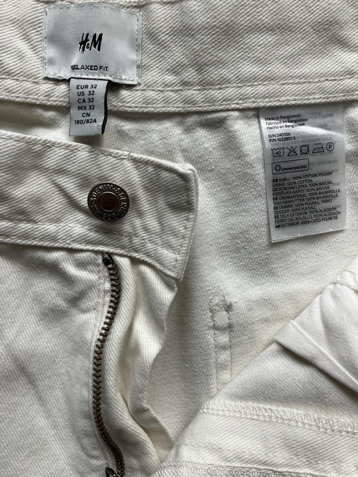 Blugi H&M (relaxed fit) - marimea W32 - L - Femei - Intre Umerase