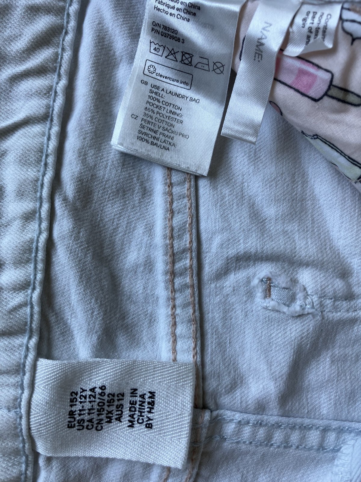 Blugi scurti H&M - EUR34 - XS - Femei - Intre Umerase