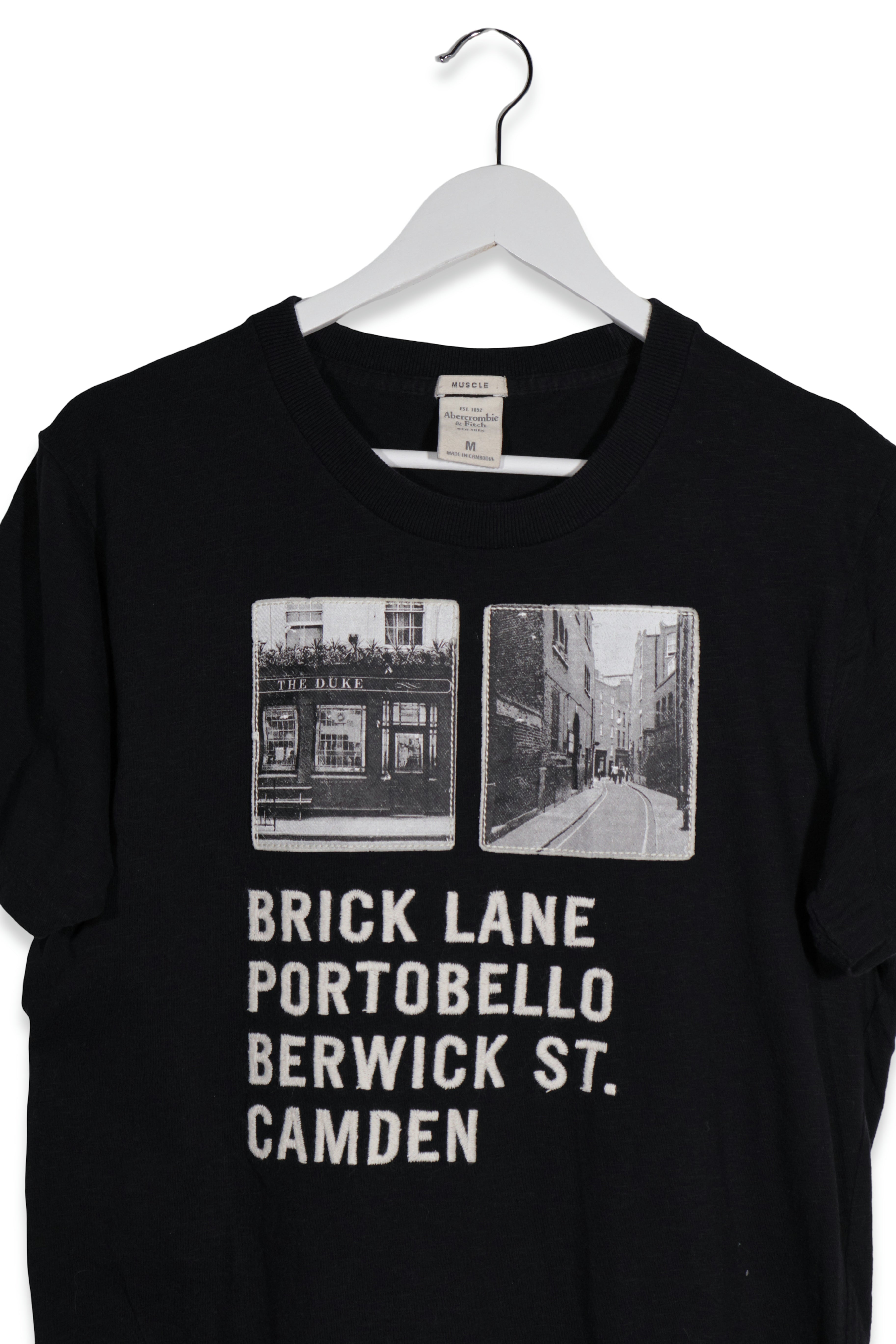 Abercrombie & Fitch – tricou – detaliu – second-hand premium
