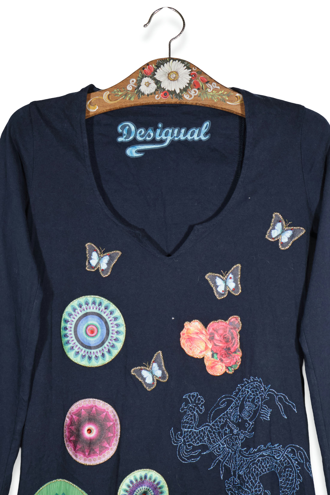 Desigual – bluză – detaliu – second-hand premium