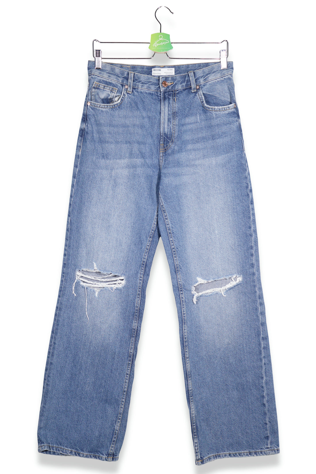 Bershka – blugi – vedere din față – second-hand premium