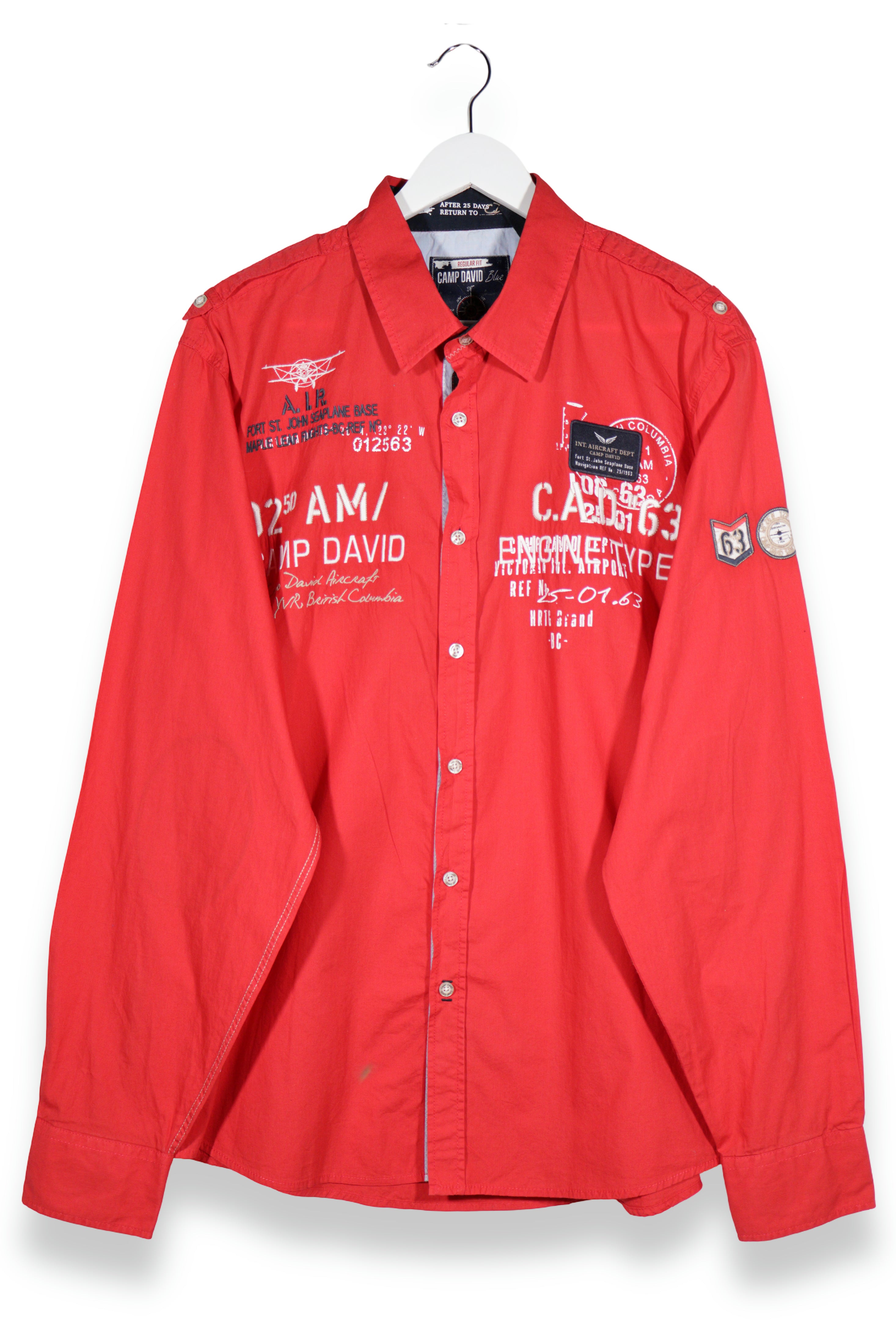 Camp David – cămașă – vedere din față – second-hand premium