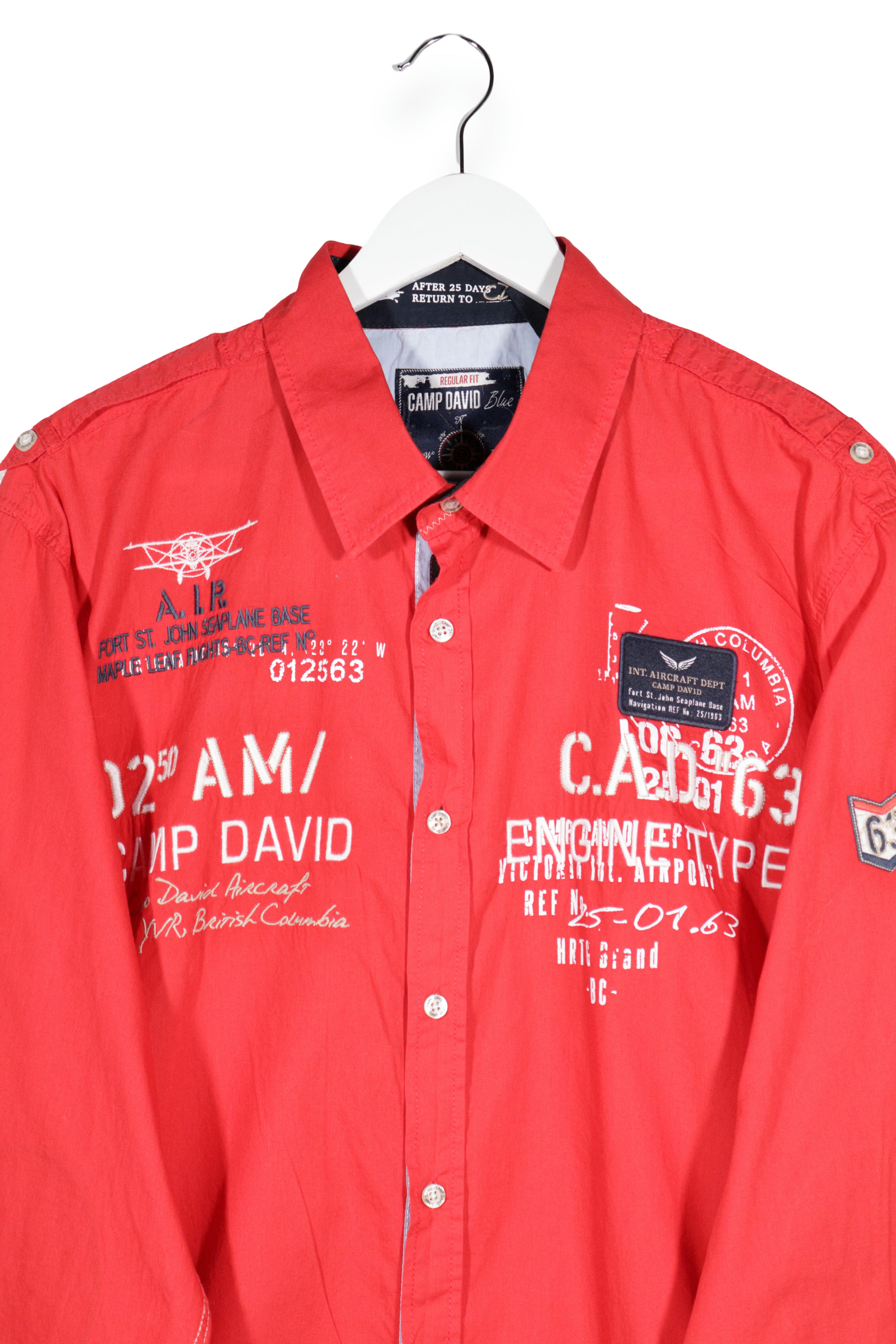 Camp David – cămașă – detaliu – second-hand premium