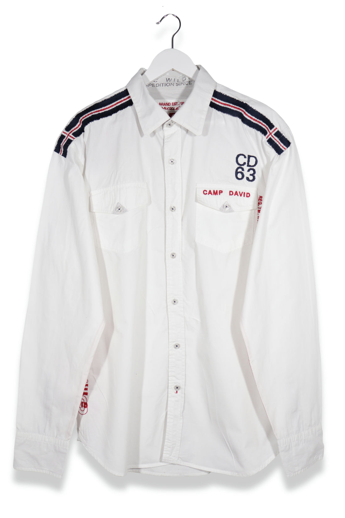 CAMP DAVID – cămașă – vedere din față – second-hand premium