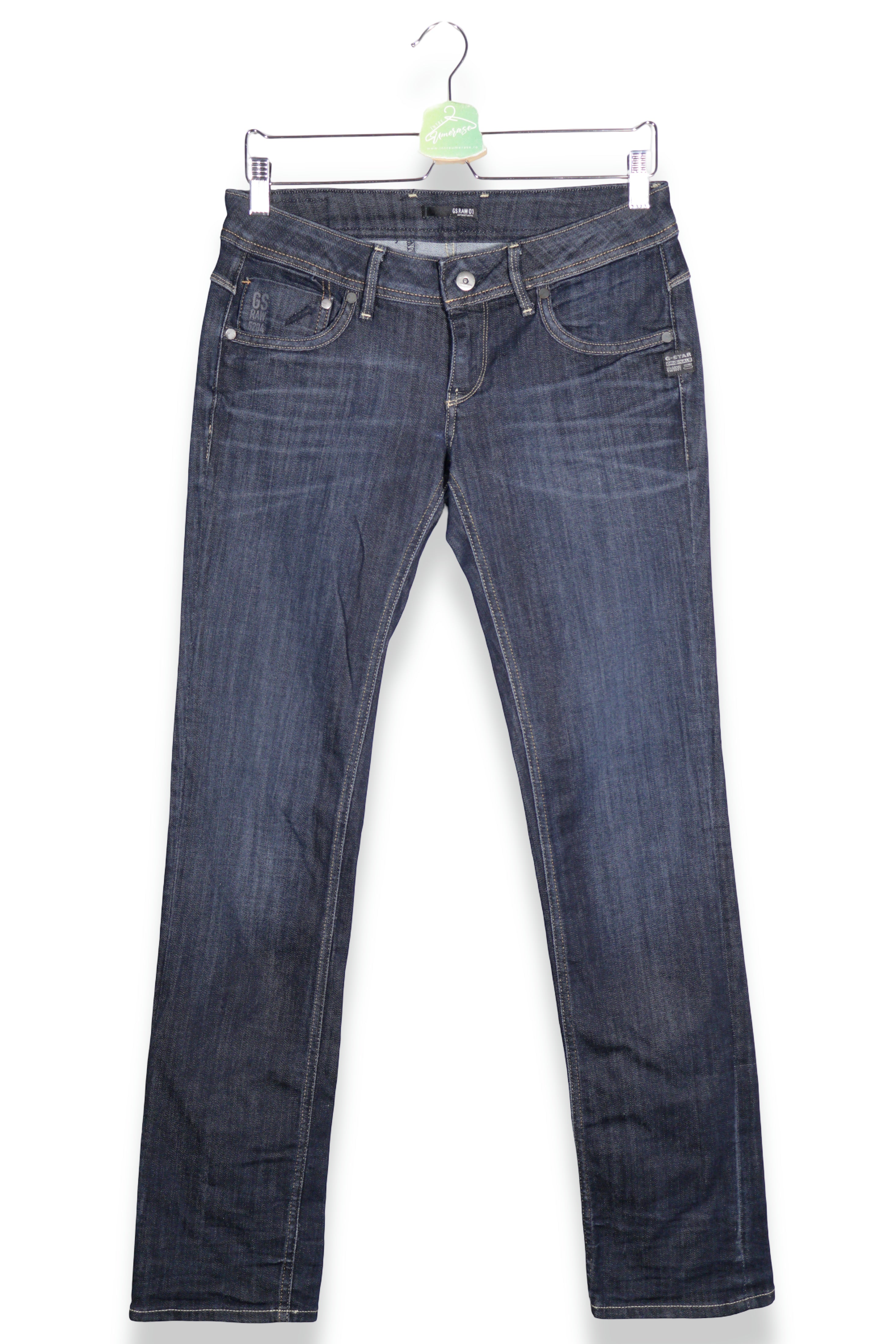 G-STAR RAW – blugi – vedere din față – second-hand premium